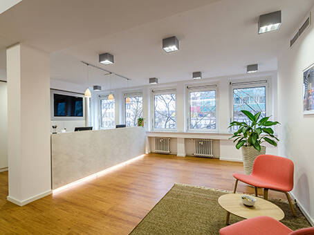 Empfang. - Büro mit 36,00 m&sup2; in Düsseldorf zur Miete