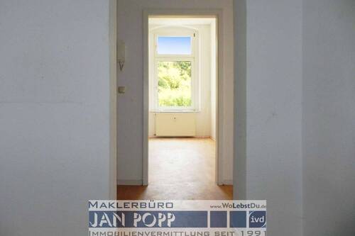 Diele-Sschlafzimmer - 2 Zimmer Etagenwohnung zur Miete in Greiz