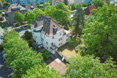 Drohnenaufnahme - Mehrfamilienhaus, Wohnhaus mit 445,00 m² in Heidenau zum Kaufen