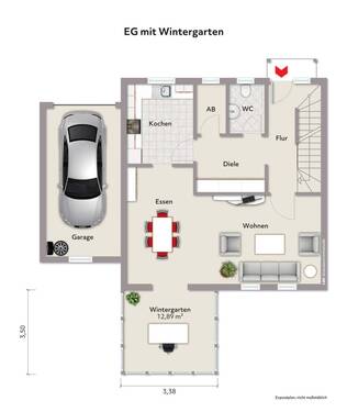 EG mit Wintergarten - 