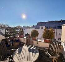 Frei werdende 3-Zimmer-Dachgeschosswohnung mit Südterrasse unweit des Großen Gartens - Dresden Strehlen