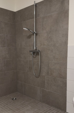 Badezimmer - Etagenwohnung mit 33,10 m&sup2; in Greven zur Miete