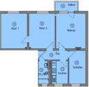Grundriss, GB8 1.OG rechts - 