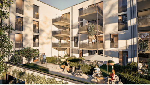 Ansicht Innenhof - 3 Zimmer Büro zum Kaufen in Gehrden