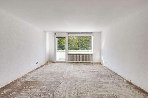 Wohnzimmer - Etagenwohnung mit 82,00 m&sup2; in München zum Kaufen