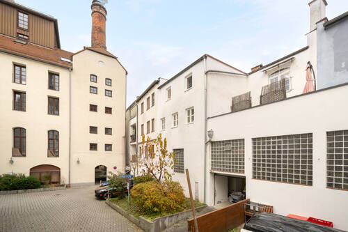 Ansicht Rückgebäude - 3 Zimmer Mehrfamilienhaus, Wohnhaus in Wasserburg a. Inn
