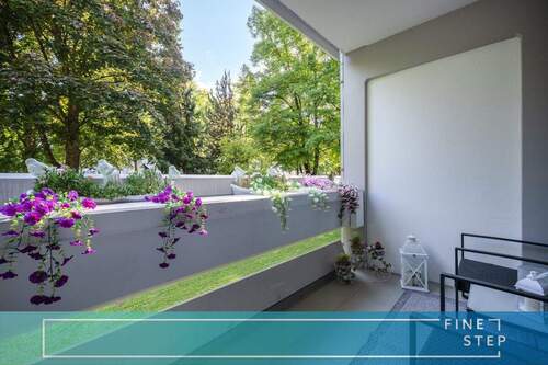 FINESTEP Immobilien GmbH - 1-Zimmer-Appartement mit Süd-Balkon im Arabellapark - Vermietet
