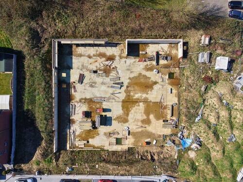 Luftaufnahme direkt von oben - Grundstück zum Kaufen in Mönchengladbach / Schrievers