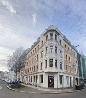 Straßenansicht - Ansprechende 2-R-Whg. mit gehobener Innenausstattung in Leipzig