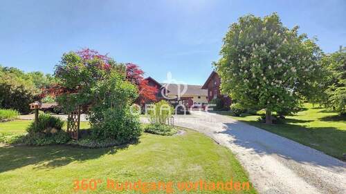 Startbild - eigene Zufahrt - Einzigartiger Vierseithof inkl. ELW, Werkstatt, 30kW PV, Wasserquelle u.v.m.! VIELE MÖGLICHKEITEN!