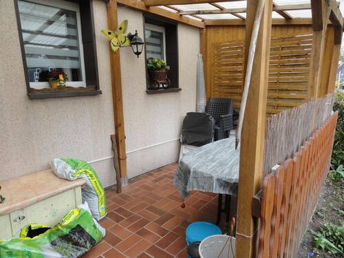 Terrasse - 3 Zimmer Einfamilienhaus in Jößnitz