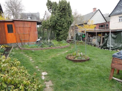 Garten - Einfamilienhaus mit 78,00 m² in Jößnitz zum Kaufen
