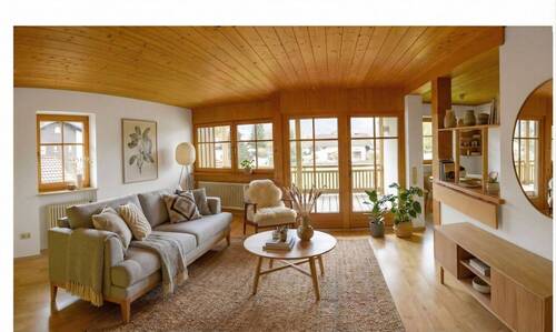 Titelbild Visualisierung - Wohnen mit Bergblick und zwei Balkonen – Ihr Rückzugsort in traumhafter Lage