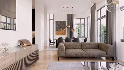 Wohnbeispiel ETW 2 - WOHNEN IM KAISERHOF - ETW 2 - 2.150.000,00&nbsp;EUR Kaufpreis, ca.&nbsp; 156,00&nbsp;m&sup2;&nbsp;Wohnfl&auml;che