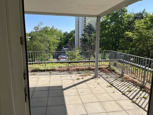 Terrasse - 2 Zimmer Etagenwohnung zur Miete in Nürnberg