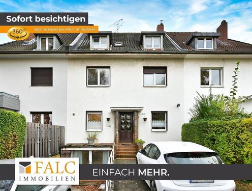 Hausansicht - Charmante Erdgeschosswohnung mit großem Garten und 132m² Wohn und Nutzfläche!