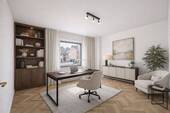 Arbeitszimmer OG visualisiert - 