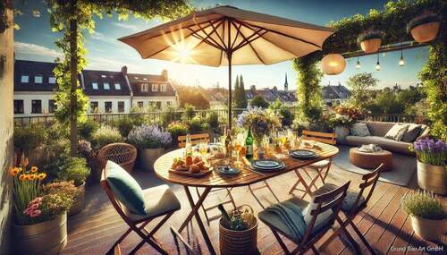 Pura Vida in Friedenau! - Herrliches Dachgeschoss mit Panoramaterrasse nahe Rüdesheimer Platz