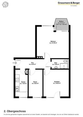 2. Obergeschoss - 