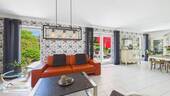 Wohnbereich mit Zugang zur Terrasse - 