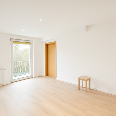 Küche, Essbereich und Balkon - Etagenwohnung mit 65,00 m² in Rednitzhembach zur Miete