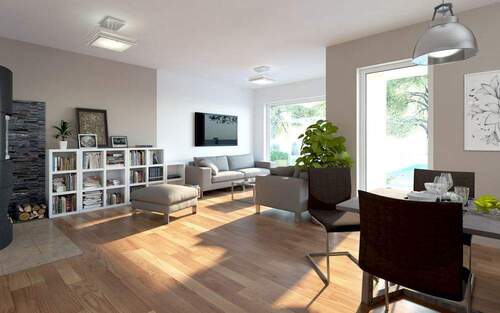 SH113B_Var.A_Wohnzimmer - 3 Zimmer Bungalow in Wiedemar