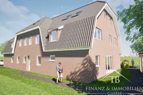 Südost Ansicht - 3 Zimmer Etagenwohnung in Hage