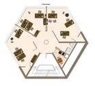 Grundriss Pavillion 1. & 2. OG - 
