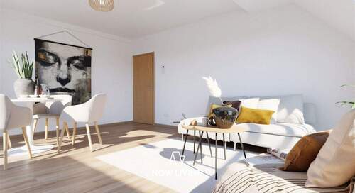 Wohnzimmer - 4 Zimmer Etagenwohnung in Hannover