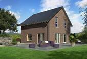 Ansicht Garten Klinker - Einfamilienhaus mit 135,00 m² in Limeshain zum Kaufen