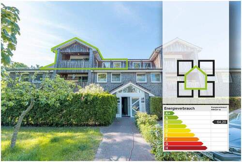 Bild 1 - Kurzfristig frei! Moderne Dachgeschosswohnung Energieeffizienzklasse 'B'