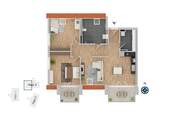 Grundriss Whg. 22 - 