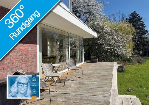 Veranda zum Gartenteich - 7 Zimmer Einfamilienhaus zum Kaufen in Heikendorf