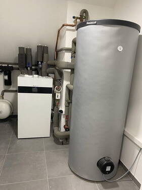 Wärmep. innen - Pufferspeicher - 