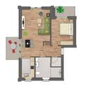 Wohnungsgrundriss - 