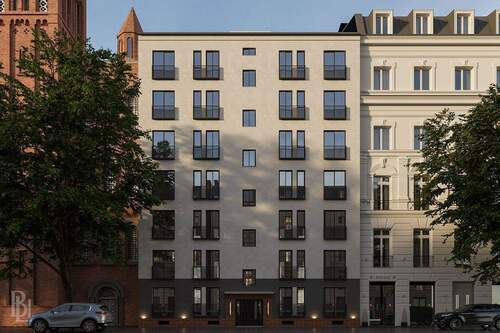 Aussenansicht Visualisierung - Bezugsfrei in Kreuzberg: 3-Zimmer-Erstbezug nach Sanierung mit Balkon & Aufzug