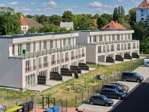 Hinteransicht - 4 Zimmer Reihenendhaus zum Kaufen in Werneuchen