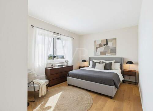 Schlafzimmer - KI-basiertes Homestaging - 