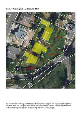 Aufteilung in 3_Grundstücke - 