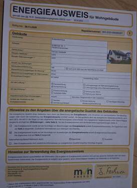 Energieausweis - 