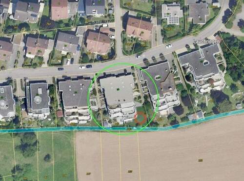 Luftbild - 4 Zimmer Mehrfamilienhaus, Wohnhaus in Lauchringen