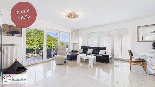 Wohnzimmer - PERL: TOLLE, HELLE 108 m² WOHNUNG IN TOP-WOHNLAGE!