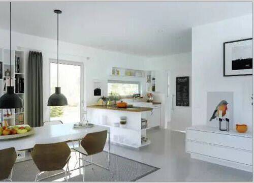 Küchen-Essbereich Bespiel - 6 Zimmer Einfamilienhaus in Gondelsheim