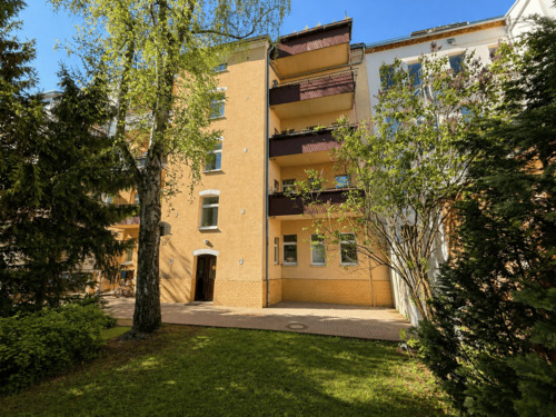 Rückansicht - 3 Zimmer Etagenwohnung in Leipzig