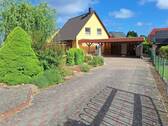 Ansicht - Einfamilienhaus mit Kamin und Doppelcarport in Wusterhusen bei Lubmin