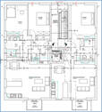Grunddriss 1. OG - 3 Zimmer Etagenwohnung in Pulheim