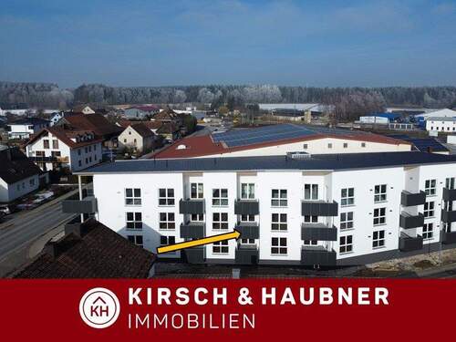 Wohnen in moderner Architektur - Neubau-Erstbezug! 2-Zimmer-Wohnung mit schönem Grundriss Seubersdorf - Zentral