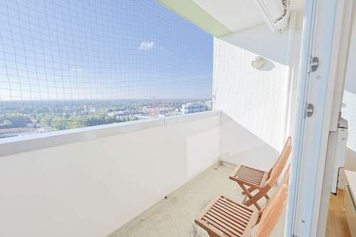 Balkon - 2 Zimmer Etagenwohnung zum Kaufen in Norderstedt