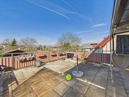 Terrasse - 6 Zimmer Doppelhaushälfte in Mühlhausen-Ehingen