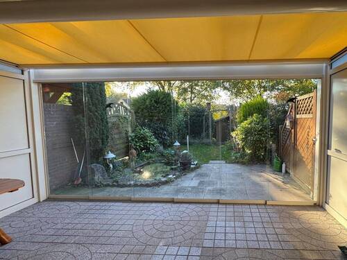 Wintergarten mit Schiebetür - 